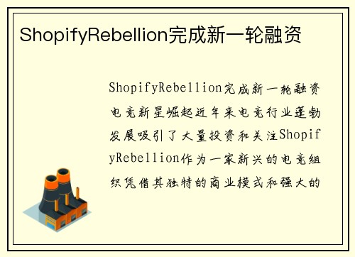 ShopifyRebellion完成新一轮融资